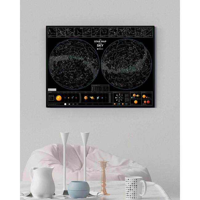 The Star Map of the sky - Arts & Crafts - 5