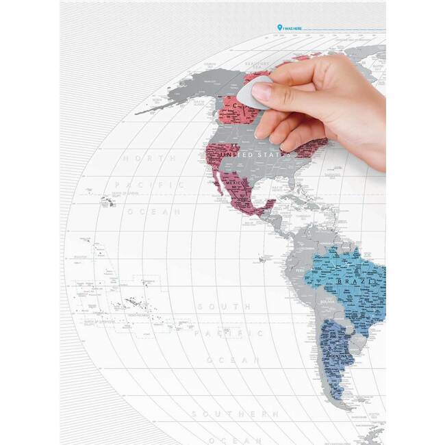 Travel Map Air World - Arts & Crafts - 5
