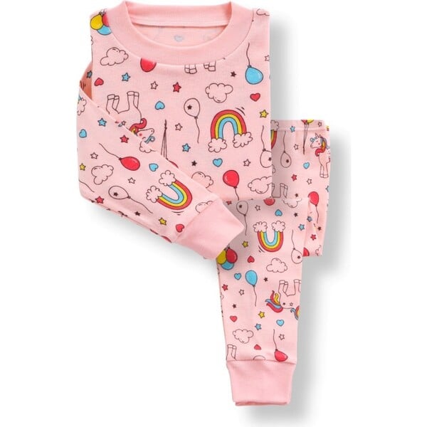 Pajamas, Pink Rainbows - Benben Sleepwear | Maisonette