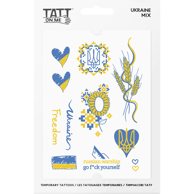 Ukraine mix Tattoo Set