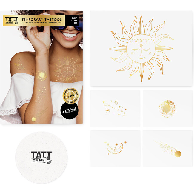 Gold Stars Tattoo Set - Arts & Crafts - 3