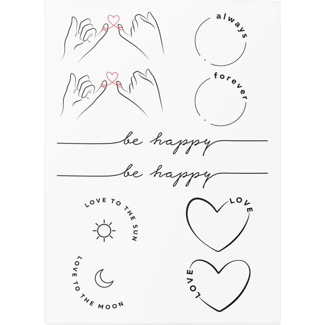 Couple mix Tattoo Set - Arts & Crafts - 3