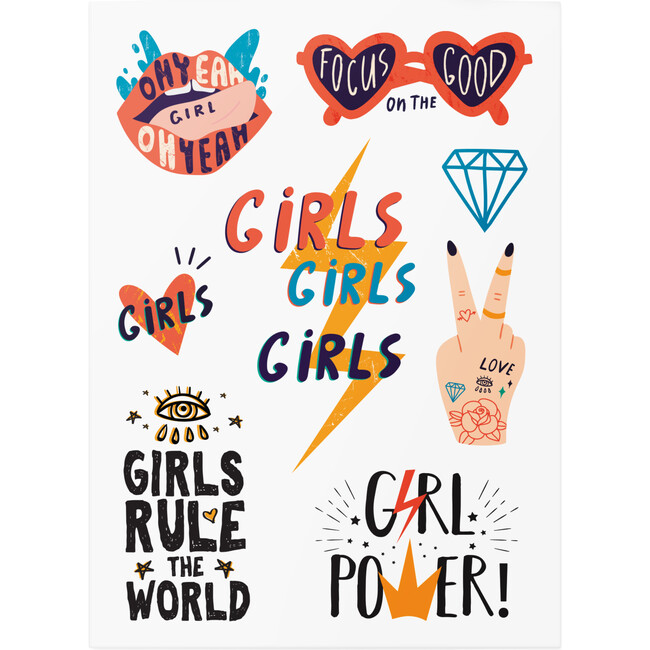 Girls Power mix Tattoo Set - Arts & Crafts - 3