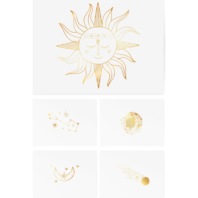 Gold Stars Tattoo Set - Arts & Crafts - 4
