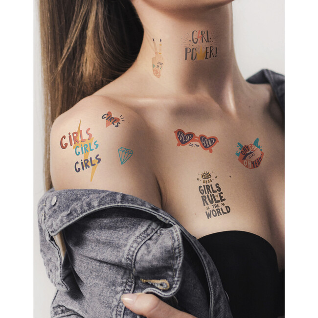 Girls Power mix Tattoo Set - Arts & Crafts - 4