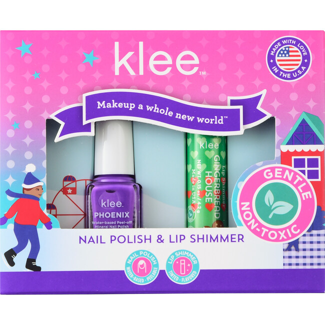 Angels' Delight Holiday Nail Polish and Lip Shimmer Duo - Makeup Kits & Beauty Sets - 1