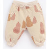 Squash Printed Sweatpants, White - Sweatpants - 1 - thumbnail