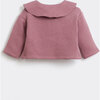 Collared Cardigan, Purple - Cardigans - 2