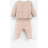 Baby Shirt and Pant Set, Light Pink - Mixed Apparel Set - 1 - thumbnail
