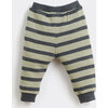Striped Pants, Green and Grey - Pants - 2 - thumbnail