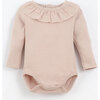 Long Sleeve Baby Onesie, Pink - Onesies - 1 - thumbnail
