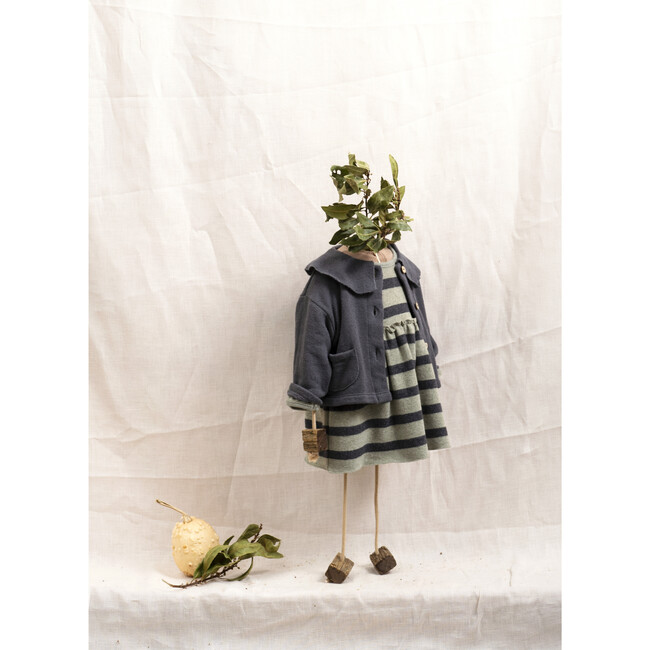 Collared Cardigan, Grey - Cardigans - 3