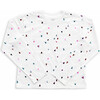The Organic Long Sleeve Easy Tee, Jeweled Hearts - T-Shirts - 1 - thumbnail