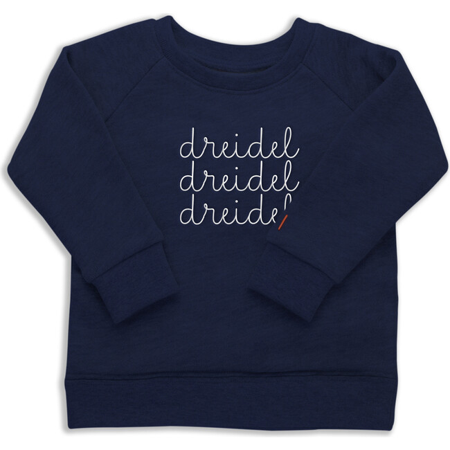 The Organic Dreidel Pullover Sweatshirt, Navy