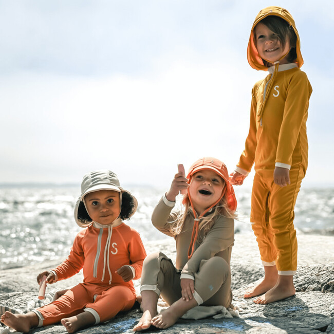 Easy Change UPF 50+ UV Swimwear Onesie, Sunny - One Pieces - 4