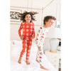 Plaid Pajama Set, Red - Two Pieces - 3 - thumbnail