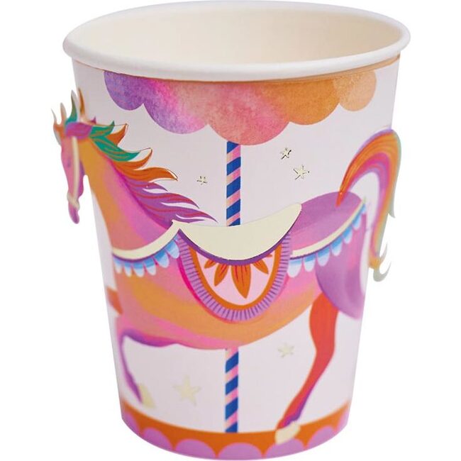 Unicorn Fairy Princess Paper Party Cups, Set of 8 - Drinkware - 1