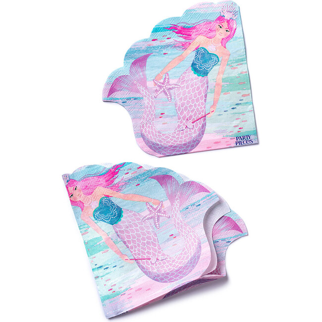 Queen of the Sea Shaped Napkins, Set of 16