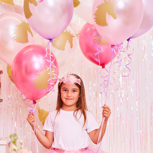 Unicorn Fairy Princess Latex Balloons, Set of 12