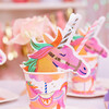 Unicorn Fairy Princess Paper Party Napkins, Set of 16 - Tableware - 2 - thumbnail