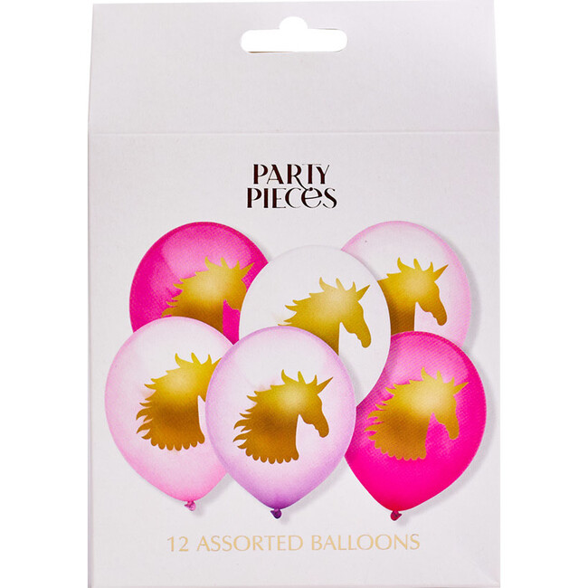 Unicorn Fairy Princess Latex Balloons, Set of 12 - Decorations - 3