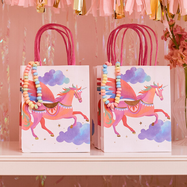 Unicorn Fairy Princess Party Bags, Set of 6