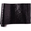 Metallic Black Glitter Table Runner - Tabletop - 1 - thumbnail