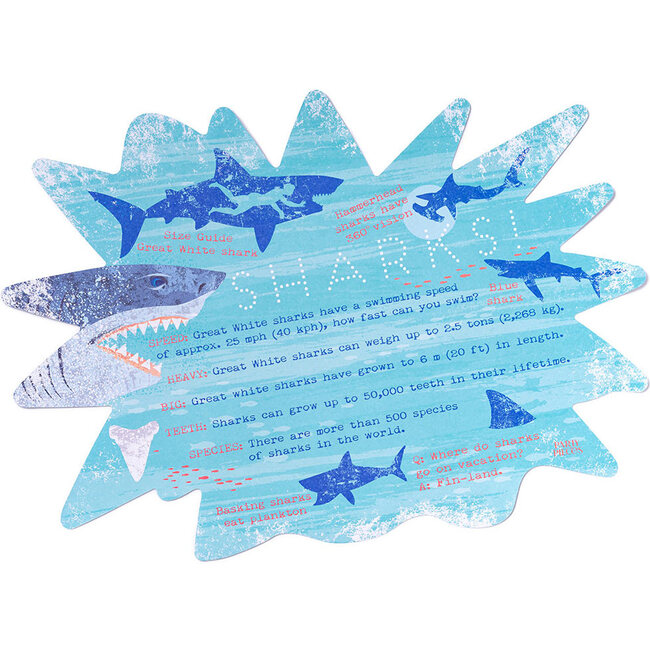 King of the Sea Paper Place Mats, Set of 12