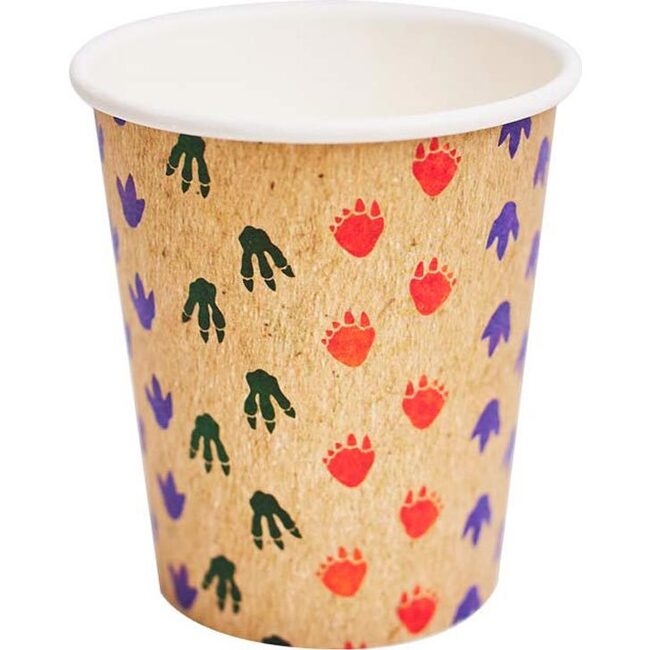 Ecosaurus Paper Party Cups, Set of 8