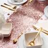 Metallic Rose Gold Glitter Table Runner - Tabletop - 3