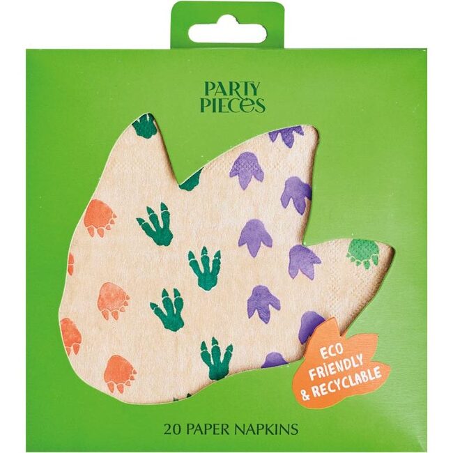 Ecosaurus Paper Party Napkins, Set of 20 - Tableware - 4