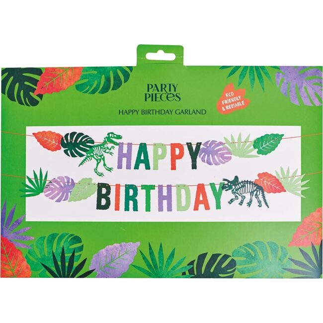Ecosaurus Party Garland, Set of 2 - Garlands - 3