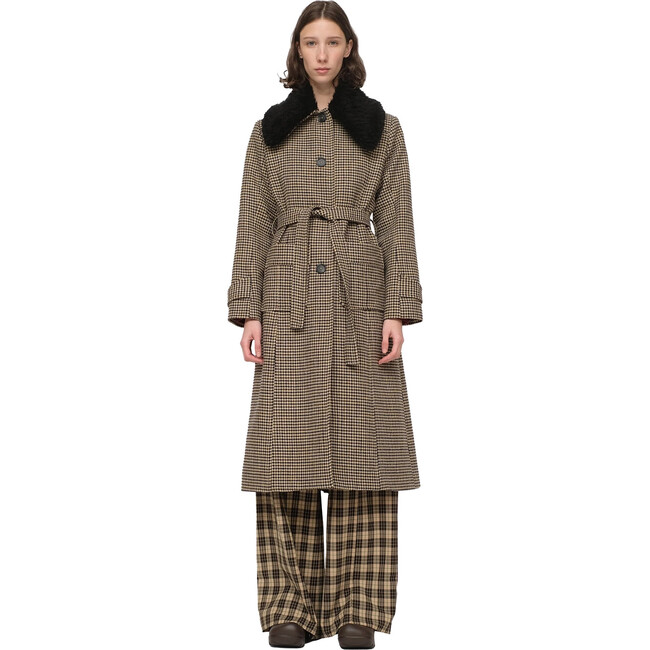 Women's Felix Coat, Tan - Coats - 1