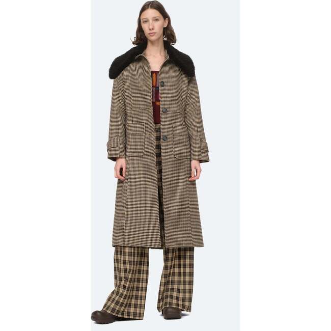 Women's Felix Coat, Tan - Coats - 5