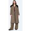 Women's Felix Coat, Tan - Coats - 5