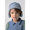 Indigo Cord Aviator Hat, Navy - Hats - 2
