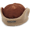 Teak Cord Aviator Hat, Brown - Hats - 3