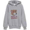 Hoodie, Grey Bear - Sweatshirts - 1 - thumbnail