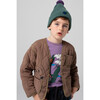 Bark Padded Jacket, Brown - Jackets - 2