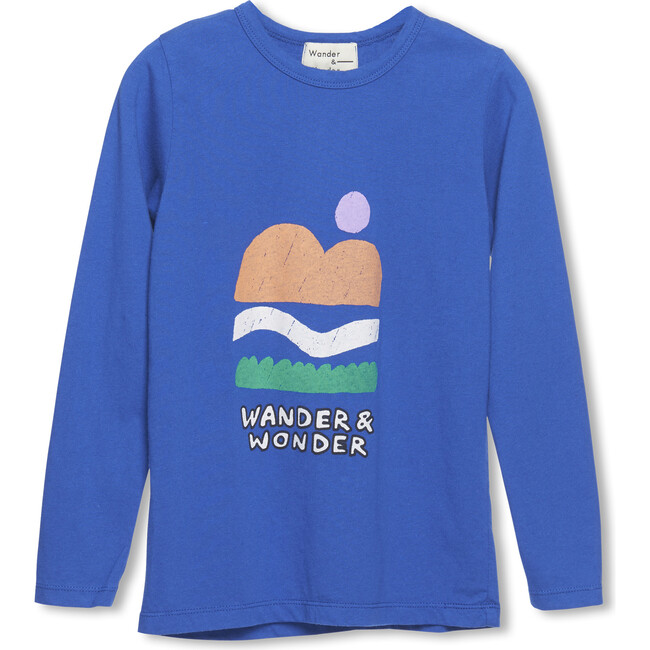 Long Sleeves Tee, Blue Mountain