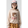 Ecru Bear Hoodie, Natural - Sweatshirts - 2