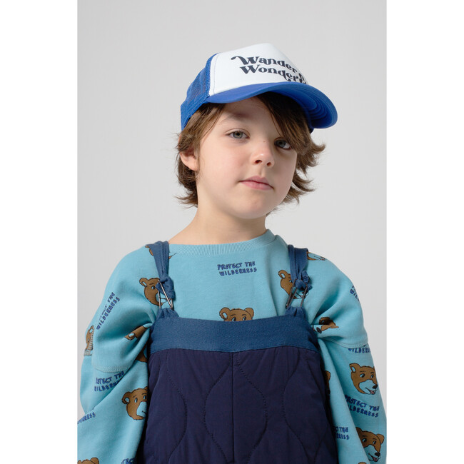 Aqua Bear Sweatshirt, Blue