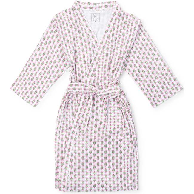 Sassy Women's Pima Cotton Robe, Hearts in Bloom - Robes - 1