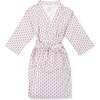 Sassy Women's Pima Cotton Robe, Hearts in Bloom - Robes - 1 - thumbnail