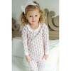 Ava Girls' Pima Cotton Pajama Pant Set, Hearts in Bloom - Pajamas - 3