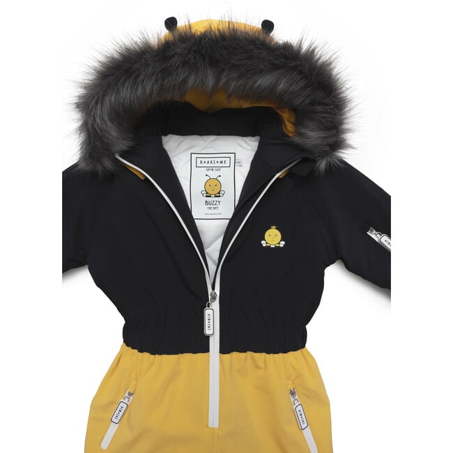 Buzzy Snow Suit, Yellow - Snowsuits - 2