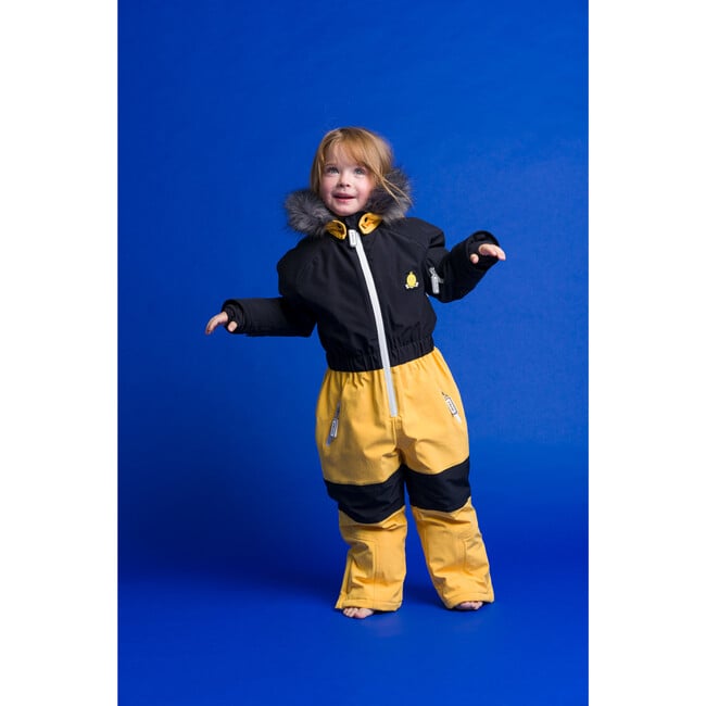 Buzzy Snow Suit, Yellow - Snowsuits - 4