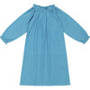 Maeve Nightgown, Blue - Nightgowns - 1 - thumbnail