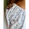 Ethel Block-printed Nightgown, Blue & Vine - Nightgowns - 3