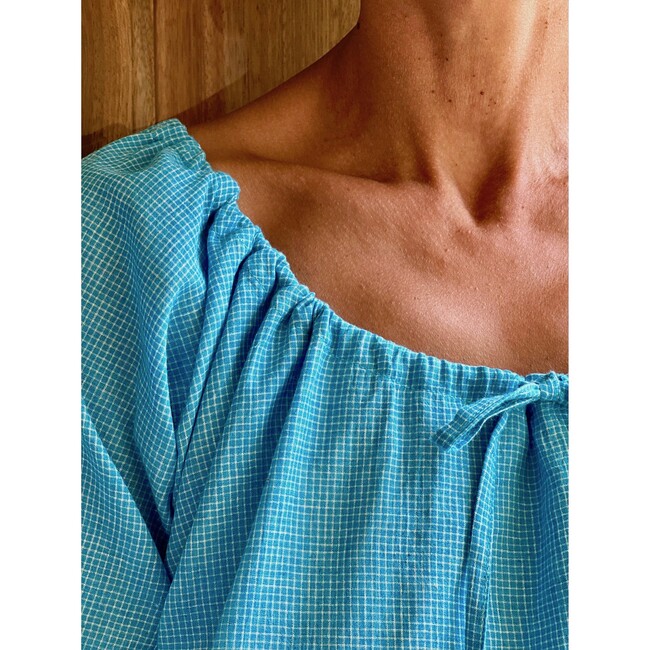 Maeve Nightgown, Blue - Nightgowns - 7